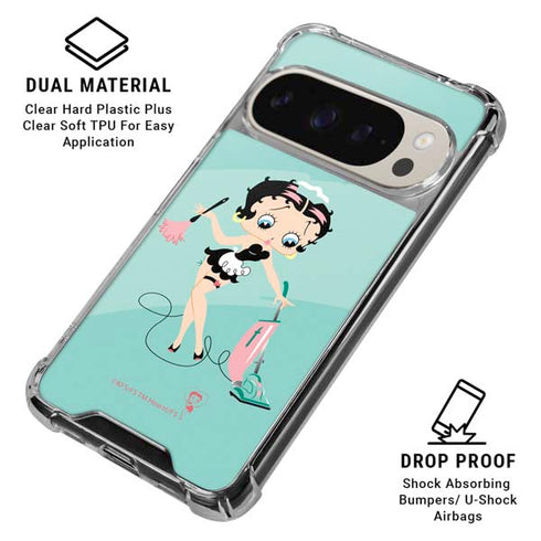 Betty Boop O Matic Pixel 9/9 Pro Clear Case